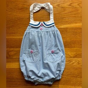 Adorable Gymboree 100% cotton romper. Size 6-12mo
